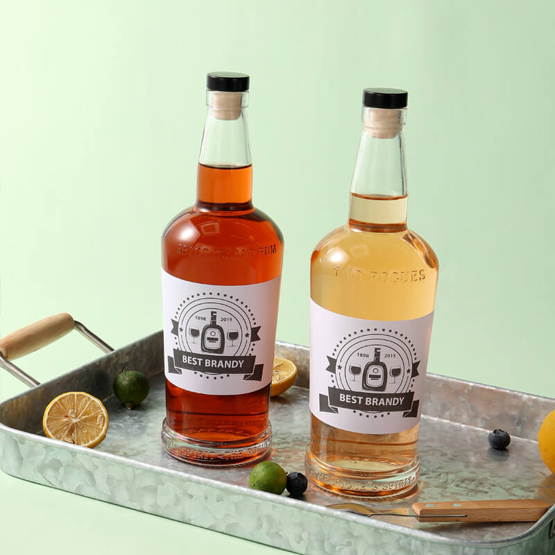 whiskey glass bottles