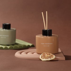 green glass aromatherapy bottle