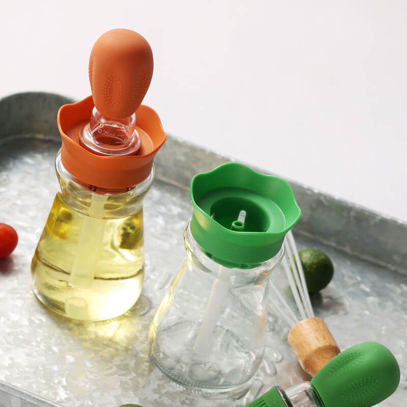 glass oil bottle