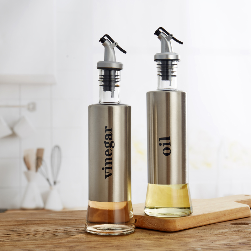 glass vinegar bottle